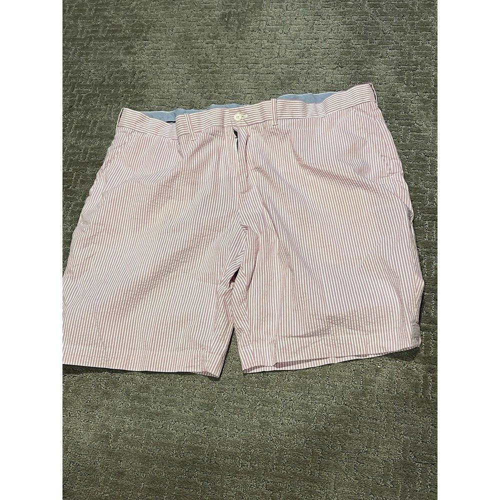 Polo Ralph Lauren  42 Seersucker Shorts In Pink (I) - Picture 2 of 6